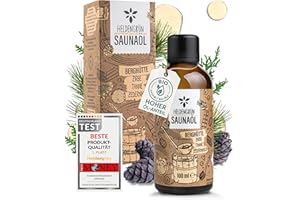 ‎HELDENGRÜN Heldengrün® BIO Saunaaufguss Wald “Berghütte” [100 % NATURREIN] Saunaöl mit Zedernholz, Tanne & Zirbe - Ruhiger Saunaaufguss für Liebhaber – Sauna Konzentrat für 20 Anwendungen
