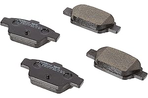 metelligroup 22-0323-0 Pastiglie Freno Anteriori E Posteriori, Made in Italy, Pezzo di Ricambio per Auto/Automobile, Kit da 4 Pezzi, Certificate ECE R90, Prive di Rame