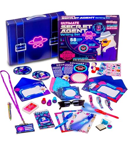 Thames & Kosmos Spy Labs Invisible Ink Pen & UV Light - Secret Agent Detective Kit For Kids 8+ - View #4