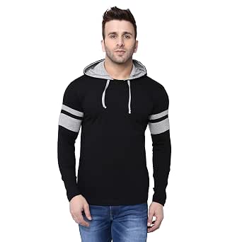 Cotton Hooded Neck Pullover at Amazon 