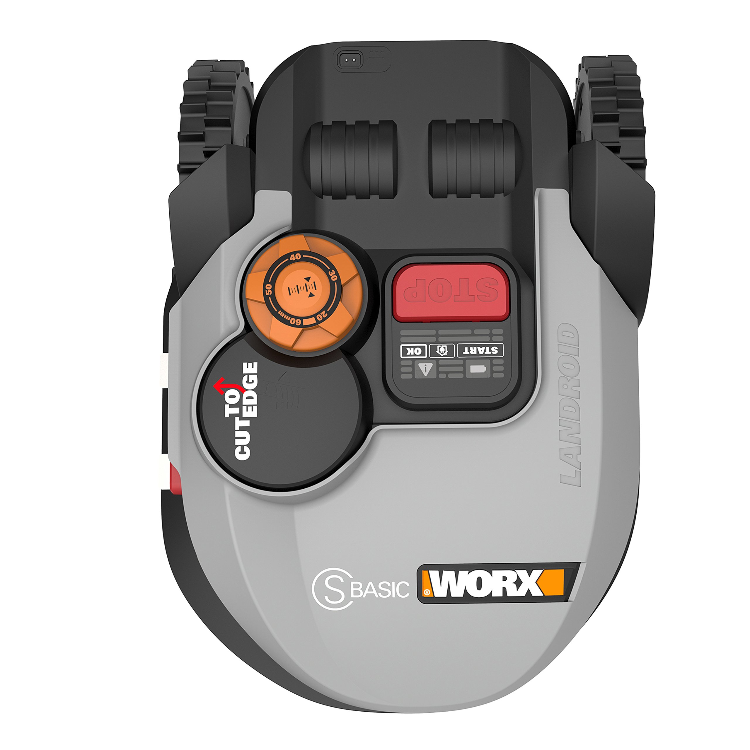 Worx Landroid S-Basic Mähroboter in Grau – Automatischer Rasenmäher für bis zu 300 qm mit AIA Technik für präzise Mäharbeit – Bild 3