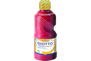 GIOTTO SCHOOL PAINT 250ML SCARLET RED