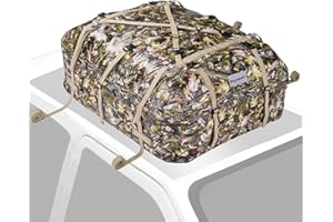 WILD HEART Borsa da tetto per auto Box da tetto 335L Impermeabile Livello IPX6 Adatto a Tutti I Veicoli SUV con/Senza Portapacchi