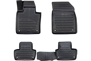 ELMASLINE Lot de Tapis en Caoutchouc Design 3D pour Dacia Duster 2010-2017 | 4x4 (Traction intégrale) | Tapis de Voiture en Caoutchouc avec Bords Extra Hauts | Accessoires Auto