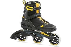 Rollerblade MACROBLADE 100 3WD Pattini in linea da uomo, nero/giallo zafferano, in diverse dimensioni