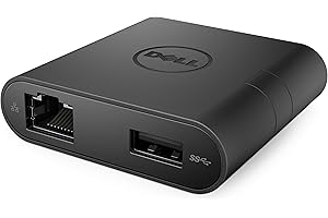 ‎DELL Dell 470-ABRY DA200 Adapter (USB-C-auf-HDMI/VGA/Ethernet/USB 3.0)