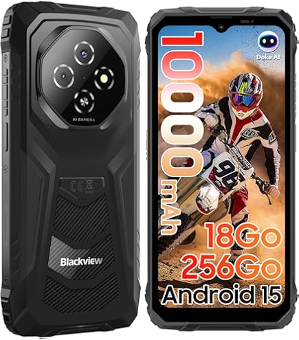 Blackview FORT1 タフネススマホ SIMフリー｜Android 15 スマホ｜12GB