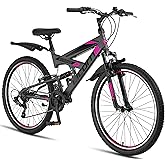 Mountain Bike Licorne Bike Effect - Alluminio, Freni A Disco, 21 Marce, Unisex Per Tutti I Terreni - Foto 9