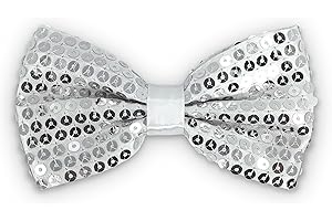 AUSUAYA Glitzernde Pailletten Fliege, Glitzer Fliege Damen & Herren für Karneval, Geburtstag, Halloween & Weihnachten DE-G-3