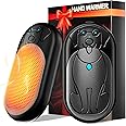 Miaton Calentador de Manos Recargable 2 Piezas, 6000mAh Batería Calentador Portatil Electrico Calentador Manos de Bolsillo, R