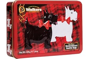 Walkers Shortbread Tin, Scottie Dog, 7.8 Ounce by Walkers