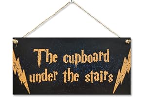 CARISPIBET The Cupboard Under The Stairs Plaque décorative amusante pour la maison 15,2 x 30,5 cm