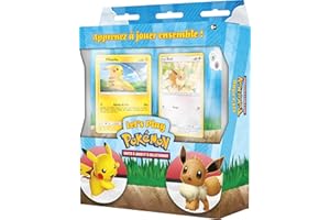 Pokémon: Decks Let’s Play Pikachu et Évoli du JCC Pokémon du JCC Pokémon (2 Decks prêts à l’Emploi de 60 Cartes avec Accessoires)