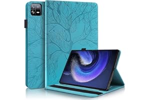 Succtopy Etui na Xiaomi Pad 6/Pad 6 Pro 11 cali 2023, Ultra Slim PU Pokrowiec ochronny na tablet Xiaomi Pad 6 11" 2023, obudowa z funkcją stojaka dla Xiaomi Pad 6 Pro 11" 2023, niebieski