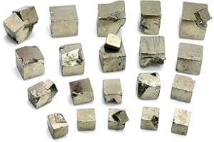 CRYSTALAGE Cubo in ferro di pirite.