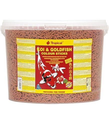 Pellet Carpe Nourriture Carpes Koï KI-JA-KO Staple 500g - Granulés Flottants 6mm - Spiruline Vitamines Nourriture Koi