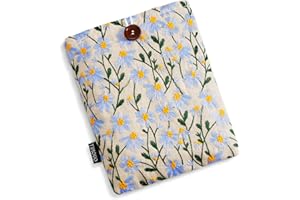 TiMOVO Funda para 7" Kindle Paperwhite y Kindle Colorsoft Signature Edition (Edición 2024), Bolsa Protectora para 6-7 Pulgadas Kindle E-Reader, Margarita Azul