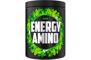‎IRON BROTHERS EAA Energy Amino von IRON BROTHERS- 500g Waldmeister - Zuckerfreie & Vegane Aminosäuren + Koffein, Taurin, Guarana + N-Acetyl-L-Tyrosin - Energy Drink, Ausdauer Boost, Intra Workout (Woodruff Voltage)