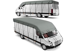 XKISS Hochwertige Wohnwagen Garage | Plane für Wohnwagen | Wohnwagen Schutzdach schützt vor Staub und Nässe | Wohnmobil Abdeckplane | 6x3M