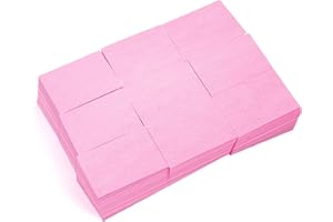 ELALOVE 630 Pezzi Pad Unghie per Sgrassare, Dischetti Cotone Senza Pelucchi per Remover Unghie, Semipermante Salviette Struccanti Solvente per Sgrassatore Unghie per Gel e Acetone Pulizia Pads Unghie (Rosa)