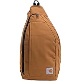 Carhartt Mono Sling Zaino Unisex Borsa a Tracolla per Viaggi ed Escursionismo, Marrone, Taglia Unica Uomo