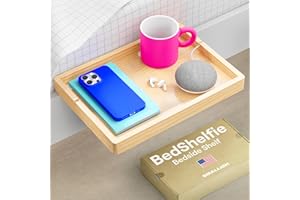 BedShelfie Smallish Flexfit regał nocny na łóżko piętrowe i górne, idealny do akademika