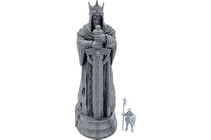 Q P Quality Printing 3D QP3D – Statue d'Argonorth – Figurine de Monument Fantastique, Paysage de Terrain pour Table et RPG 28-32 mm Miniatures Accessoires de Jeu de Guerre DND, D&D (x1)