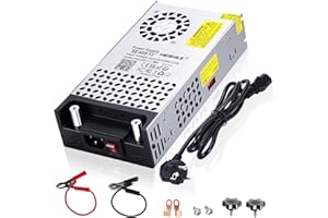 MEISHILE 12V 50A 600W Netzteil Schaltnetzteile Universal Stromversorgung AC to DC Transformator mit Schalter für LED Licht Streifen Glühbirne, Verstärker, Trafo 230V 220V auf 12Volt 20A 30A 40Amps