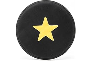 TSPRO Disco Volador Táctico para Perros Grandes y Medianos, Resistente a Mordidas Fiebres, Nailon Duradero, Flota & Fácil de Lanzar (Negro)