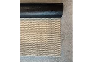EB ESTORES BARATOS Alfombra de Vinilo Trenzado Screen Floor con Cenefa. Alfombra Antideslizante, Lavable, Apta en Interior y Exterior 3 mm Grosor y Diferentes Acabados, Beige, 100x150 cm