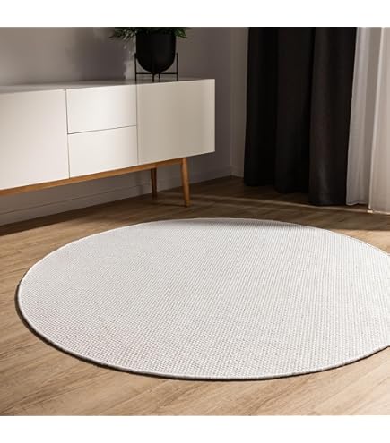 benuta Greta Pure Sisal tapijt - Beige 150x150 cm - 100% Sisal - Vierkant en in de stijl
