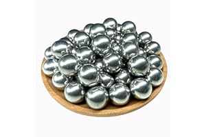 ALIEN PLAY 50 x 68 Caliber Self Defense Balls, Hard .68 Cal Aluminum Paintball Balls Fit for Byrna LE and Umarex T4E HDS HDR 68, 7.3 Grams Solid Kinetic Projectile for Home Defense and Target Practice