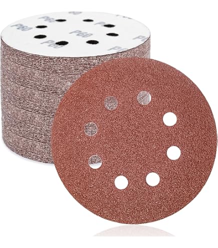 Dischi Abrasivi 125mm 70 Pezzi - Carta Vetrata 8 Fori Per Levigatrice Orbitale, Grana Mista 120-1000 - Foto 2