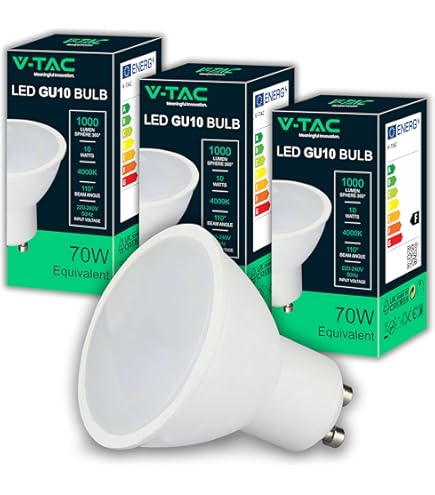 Ampoule LED SMD GU10 10W - SILAMP - Réflecteur - Spot - Blanc Chaud