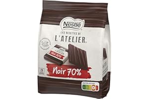 LES RECETTES DE L’ATELIER Les Recettes de l'Atelier Chocolat noir de dégustation, 210 g