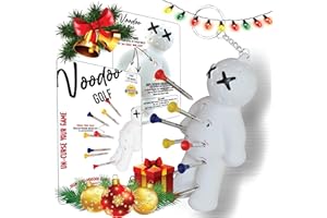 Voodoo Golf Ball Tee Holder | Novelty Keychain Accessory for Bag | Gifts for Men | Fits 3 1/4, 2 3/4, 1 1/2 Tees