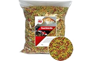 KOI- UND BONSAIPARK HERDECKE Koi Herdecke Premium Teich Sticks 20L/2,6Kg – 15mm Teichfutter für Koi & größere Goldfische – Fördert gesundes Wachstum & kräftige Farben – Leicht verdaulich – Klares Wasser für Teichfische