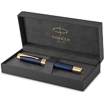 Parker Duofold Classic Füller Schwarz – Centennial Größe, 18K Goldfeder, Palladium-beschichtet, Geschenkbox
