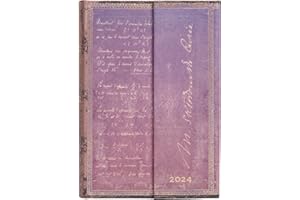 Paperblanks Agende 12 miesięcy 2024 Marie Curie, Nauka o radioaktywności, Day-at-a-Time - Mini (140 x 100), hiszpański