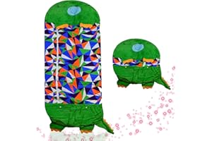 ‎YOUR LIVING ART Schlafsack, 2-in-1-Kuscheltier-Schlafsack, zusammenfaltbarer Tierschlafsack mit Kissen für Kinder, weiches Material & waschmaschinenfest, Plüschtier, Geschenk für Jungen und Mädchen