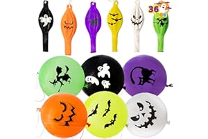 JOYIN 36 Pieces Halloween Punch Balloons for Halloween Punching Balloon Party Favor Supplies Decorations