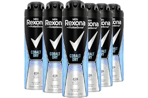Rexona Cobalt Dry 48H Antiperspirant Deodorant, 6 x 150 ml