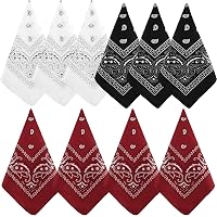 Produktbild von JJiaoLinin Schwarzer Bandana Schal,Bandanas Totenkopf Kopftuch Piraten Neuheit Bandana Totenkopf Bandanas Für Herren Damen Kinder Kostüm Zubehör Halloween
