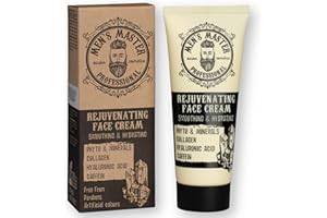 Men's Master Crema Hidratante Facial Rejuvenecedora para Hombre | Antiarrugas | Enriquecida con Colágeno, Minerales y Ácido Hialurónico | Cuidado Facial Masculino| 75 ML