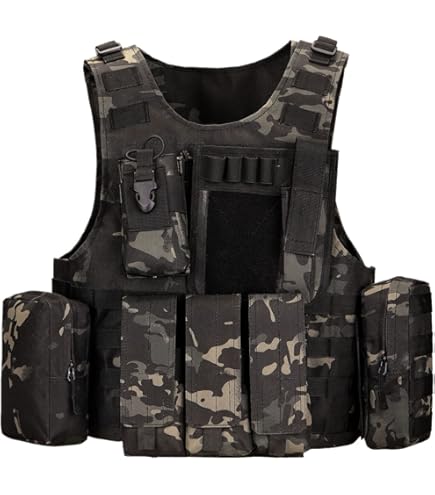 AUGOOL Drop Leg pistoolholster beenholster Militair Tactisch Cosplay Verstelbaar Universeel met opbergvakken voor tijdschriften voor Glock, links
