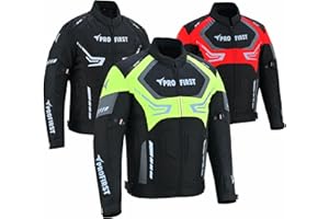 PROFIRST Motorbike Men’s Riding Jacket Motorcycle Jacket for Men Waterproof Protective Biker Jacket CE Armored Protection