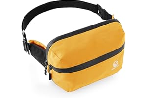 XENLYN GEAR Waterproof Bum Bag | Waist Fanny Pack & Running Belt for Men & Women | Adjustable Waist Bag with Zipper Pockets | Crossbody Bag for Travel, Hiking, Dog Walking, Festivals, Everyday Carry