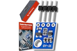 AZDelivery GY-21 HTU21 Humidity and Temperature Sensor Module SHT21 with I2C Interface compatible with Arduino and Raspberry Pi including E-Book!