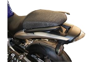 Triboseat Housse de Siège Passager Antidérapante pour Moto, Compatible avec Honda Hornet CB600F (2007-2010), Empêche de Glisser, Réduit la Fatigue, Améliore la Stabilité, Facile à Installer