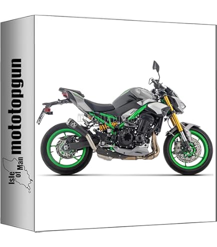 Silencieux Hp Corse Hydroform Satin – Kawasaki Z 1000 (2010-2020) – Neuf Italie
